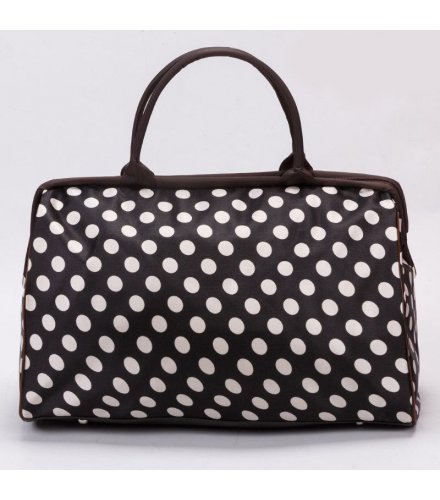 CL084- Black and White Circle retro handbag 